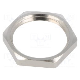 20 pcs : 169 MS PG11 - Nut, PG11, brass