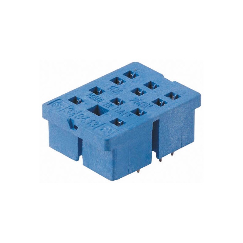 1 pcs - Finder 94 11 Pin 250V ac PCB Mount Relay Socket, for use with 55.33