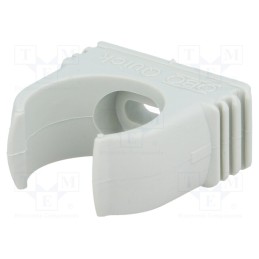 50 pcs : 2955 M25 - Bracket, polypropylene, light grey, W: 36.3mm, H: 34mm, Thk: 16mm