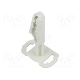 50 pcs : 910 STK 6X30 - Peg, polyamide, light grey, Tie width: 9mm, cable ties