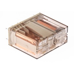 1 pcs - TE Connectivity PCB Mount Force Guided Relay, 24V dc Coil Voltage, 2 Pole, DPDT