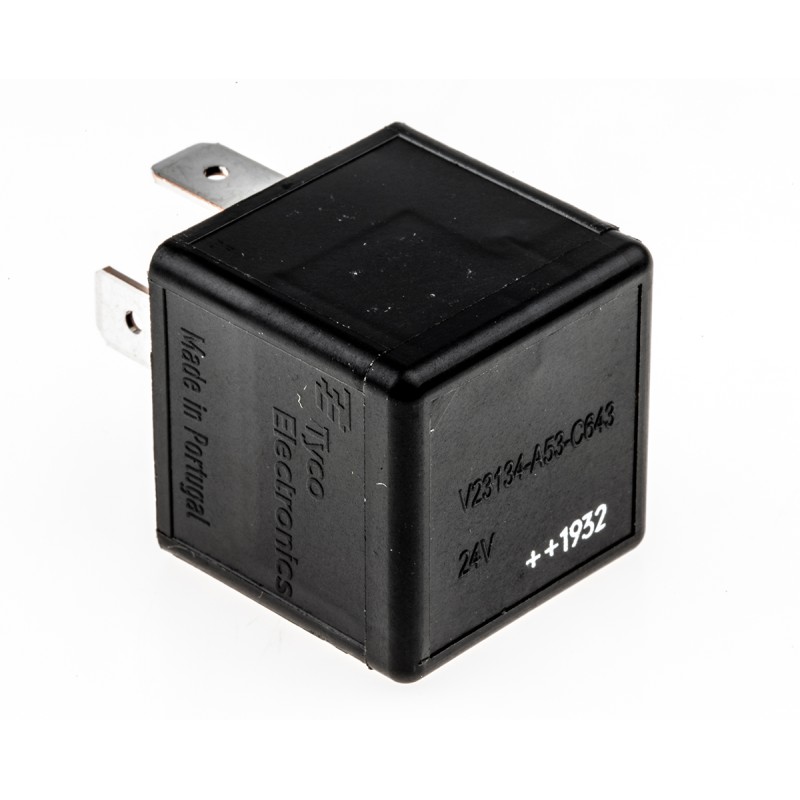 1 pcs - TE Connectivity Plug In Automotive Relay, 24V dc Coil Voltage, 20A Switching Current, SPDT