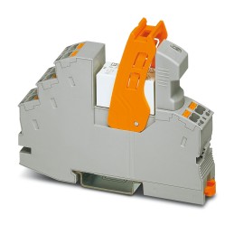 1 pcs - Phoenix Contact RIF-1-RPT-LV-230AC/2X21AU Series Interface Relay, DIN Rail Mount, 230V ac Coil, DPDT, 2-Pole