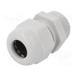 10 pcs : V-TEC PG13 LGR - Cable gland, PG13,5, IP68, polyamide, light grey, V-TEC PG