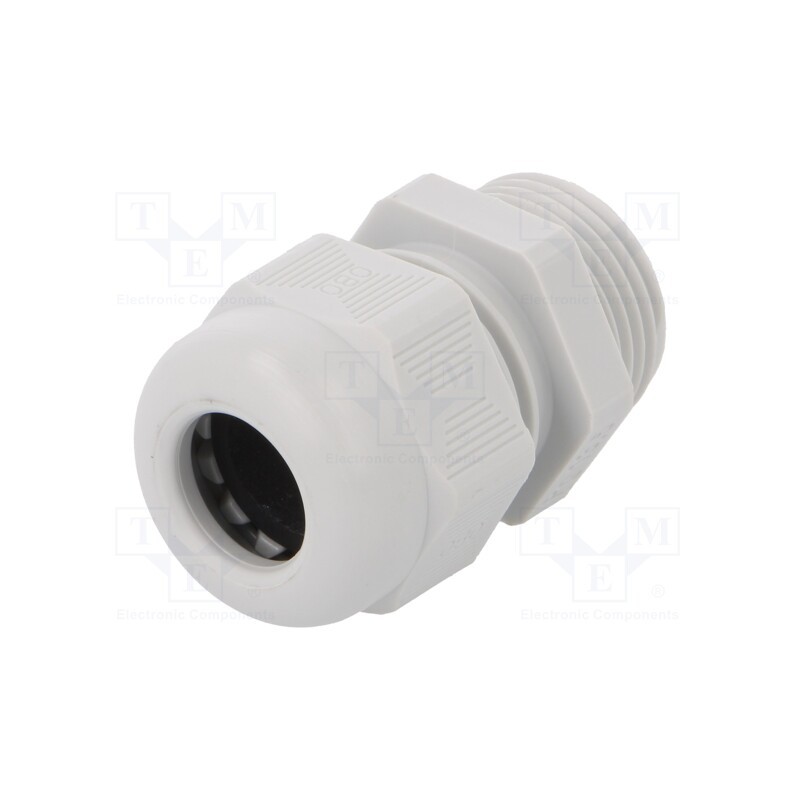 10 pcs : V-TEC PG13 LGR - Cable gland, PG13,5, IP68, polyamide, light grey, V-TEC PG