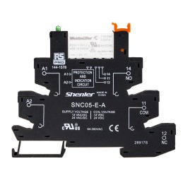 1 pcs - RS PRO Interface Relay, DIN Rail Mount, 12V ac/dc Coil, SPDT, 6A Load