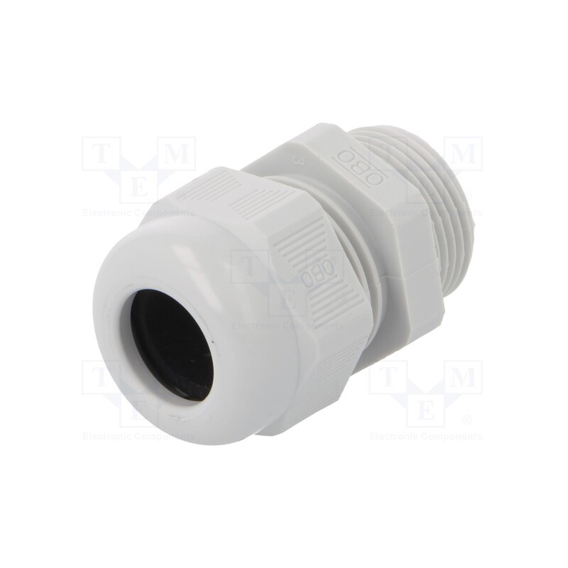 10 pcs : V-TEC PG16 LGR - Cable gland, PG16, IP68, polyamide, light grey, V-TEC PG