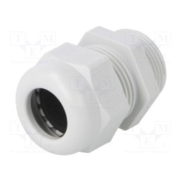 10 pcs : V-TEC PG21 LGR - Cable gland, PG21, IP68, polyamide, light grey, V-TEC PG