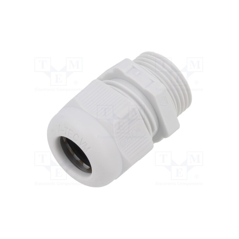 10 pcs : V-TEC VM20UV LGR - Cable gland, M20, 1.5, light grey