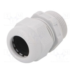 10 pcs : V-TEC VM25 LGR - Cable gland, M25, 1.5, IP68, polyamide, light grey, V-TEC VM