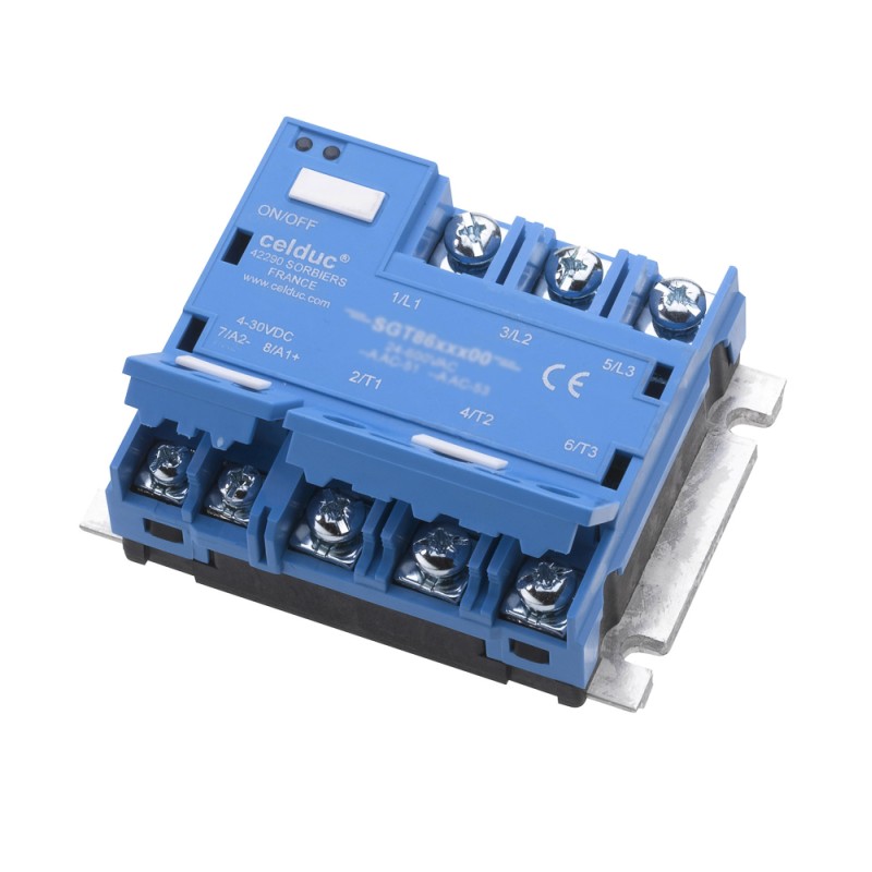 1 pcs - Celduc SGT 2G Series Solid State Relay, 50 A Load, Panel Mount, 660 V ac Load, 30 V dc Control