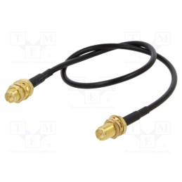 10 pcs : SMA-14-0.3 - Cable, 50Ω, 0.3m, RP-SMA female,both sides, black, straight