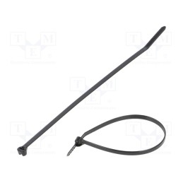 200 pcs : BT1.5I-C0 - Cable tie, with a metal clasp, L: 155mm, W: 3.6mm, polyamide, 178N