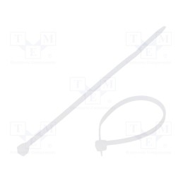 200 pcs : PLT.6SM-C - Cable tie, L: 71mm, W: 1.8mm, polyamide, 36N, natural, Ømax: 15mm