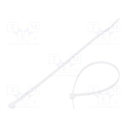 200 pcs : PLT2I-C - Cable tie, L: 203mm, W: 3.6mm, polyamide, 178N, natural, Ømax: 51mm