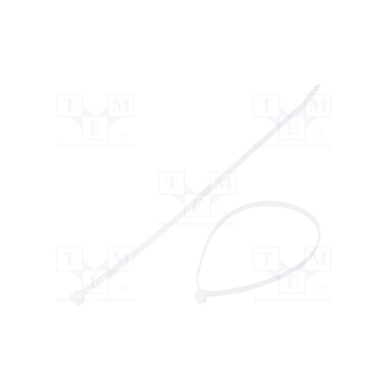 200 pcs : PLT3S-C - Cable tie, L: 292mm, W: 4.8mm, polyamide, 222N, natural, Ømax: 76mm