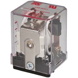 1 pcs - RS PRO Plug In Power Relay, 110V ac Coil, 12A Switching Current, 4PDT