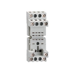 1 pcs - Lovato HR SERIES 230V ac DIN Rail Relay Socket, for use with HR SERIES