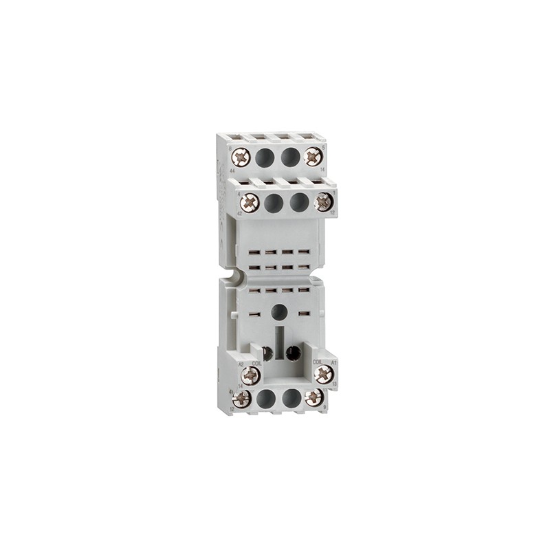 1 pcs - Lovato HR SERIES 230V ac DIN Rail Relay Socket, for use with HR SERIES