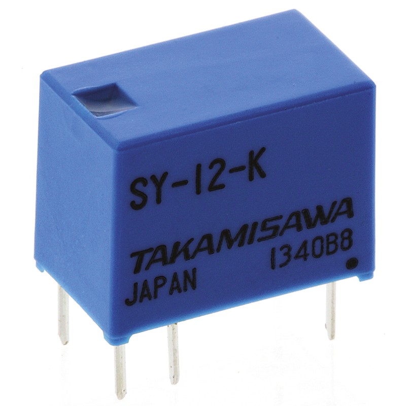 1 pcs - Fujitsu Through Hole Signal Relay, 12V dc Coil, 1A Switching Current, SPDT