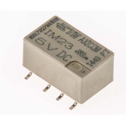 1 pcs - TE Connectivity Surface Mount Signal Relay, 5V dc Coil, 2A Switching Current, DPDT