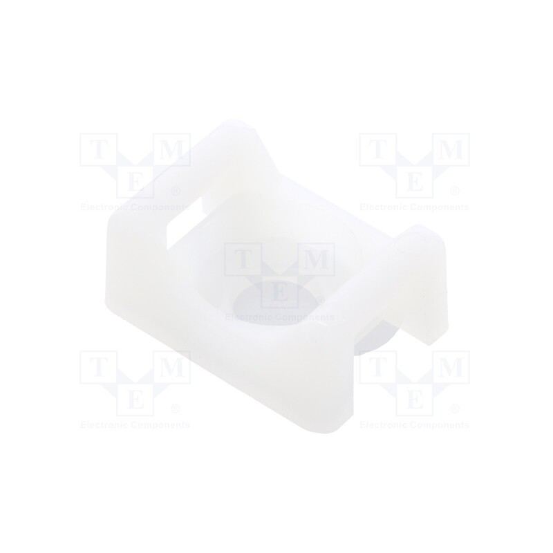 50 pcs : TM3S25-C - Holder, screw, polyamide, UL94V-2, natural, Tie width: 2.5÷7.6mm