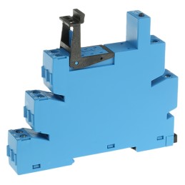 1 pcs - Finder 93 24V dc DIN Rail Relay Socket, for use with 38.62, 38.52 Series Relay