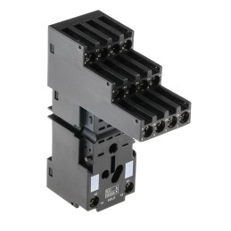 1 pcs - Schneider Electric RXZ 14 Pin &lt,250V DIN Rail Relay Socket, for use with Relais Series RSZ