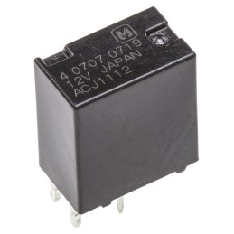 1 pcs - Panasonic PCB Mount Automotive Relay, 12V dc Coil Voltage, 20A Switching Current, SPDT
