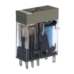 1 pcs - Omron Plug In Latching Non-Latching Relay, 24V dc Coil, 5A Switching Current, DPDT