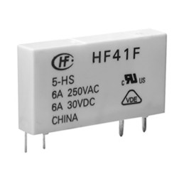 1 pcs - Hongfa Europe GMBH PCB Mount Power Relay, 60V dc Coil, 6A Switching Current, SPDT