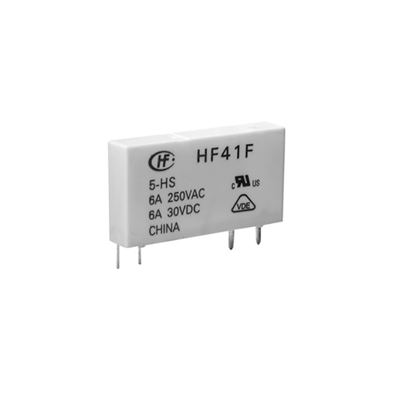 1 pcs - Hongfa Europe GMBH PCB Mount Power Relay, 60V dc Coil, 6A Switching Current, SPDT