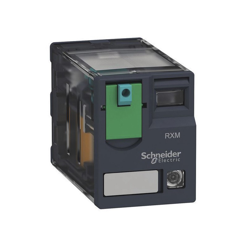 1 pcs - Schneider Electric Plug In Power Relay, 24V ac Coil, 12A Switching Current, DPDT