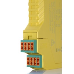 1 pcs - Phoenix Contact Dual-Channel Emergency Stop, Light Beam/Curtain, Safety Switch/Interlock Safety Relay, 24V ac/dc, 4