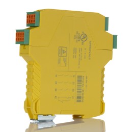 1 pcs - Phoenix Contact Dual-Channel Emergency Stop, Light Beam/Curtain, Safety Switch/Interlock Safety Relay, 24V ac/dc, 4