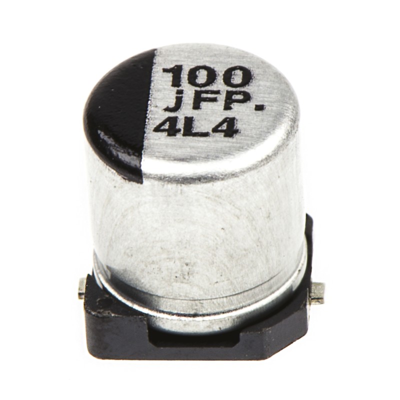 20 pcs - EEEFPJ101UAR Panasonic 100μF Aluminium Electrolytic Capacitor 6.3V dc, Surface Mount - EEEFPJ101UAR