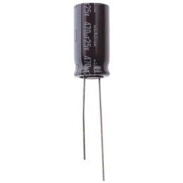 20 pcs - UPM1E471MPD Nichicon 470μF Aluminium Electrolytic Capacitor 25V dc, Radial, Through Hole - UPM1E471MPD