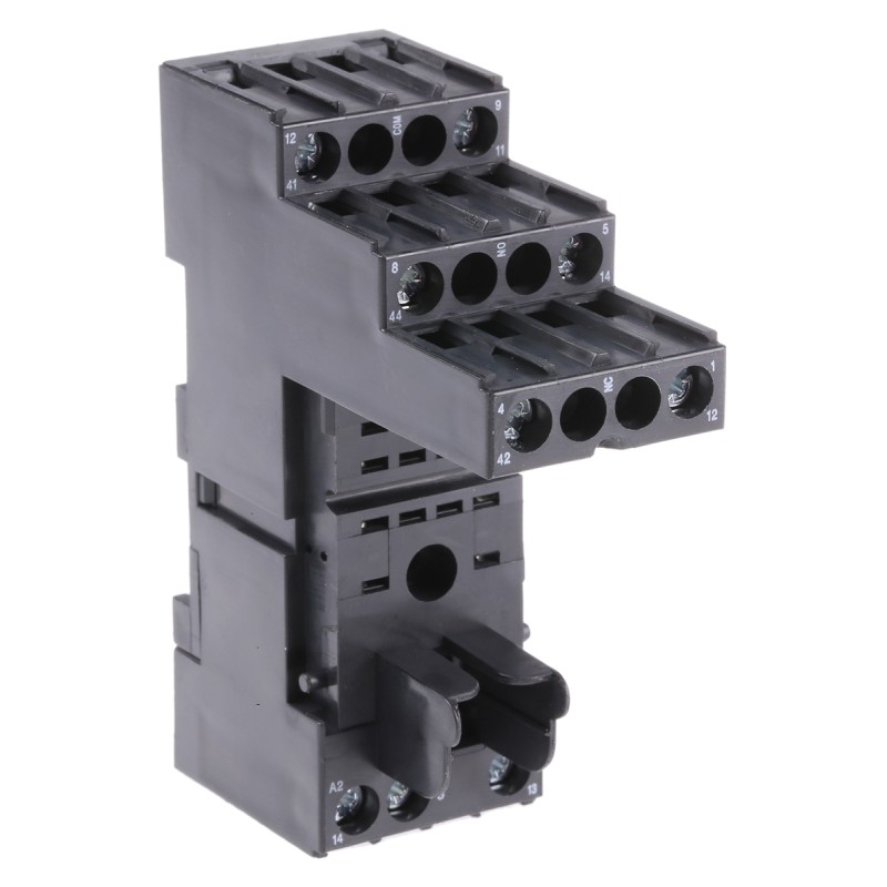 1 pcs - Relay Socket for use with PT2 Series 240V ac