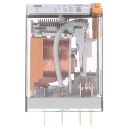 1 pcs - Finder Plug In Power Relay, 24V ac Coil, 10A Switching Current, 3PDT