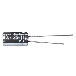 20 pcs - 63PX220MEFC10X16 Rubycon 220μF Aluminium Electrolytic Capacitor 63V dc, Radial, Through Hole - 63PX220MEFC10X16