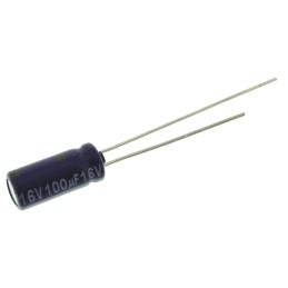 20 pcs - ECA1CM101 Panasonic 100μF Aluminium Electrolytic Capacitor 16V dc, Radial, Through Hole - ECA1CM101