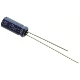 20 pcs - ECA1CM101 Panasonic 100μF Aluminium Electrolytic Capacitor 16V dc, Radial, Through Hole - ECA1CM101