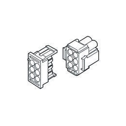 10 Bag of 1 - 770023-1 TE Connectivity, Universal MATE-N-LOK II Male Connector Housing, 6.35mm Pitch, 15 Way, 3 Row