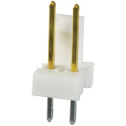 10 pcs - 3-641215-2 TE Connectivity MTA-100 Series Straight Through Hole Pin Header, 2 Contact(s), 2.54mm Pitch, 1 Row(s), Unshr