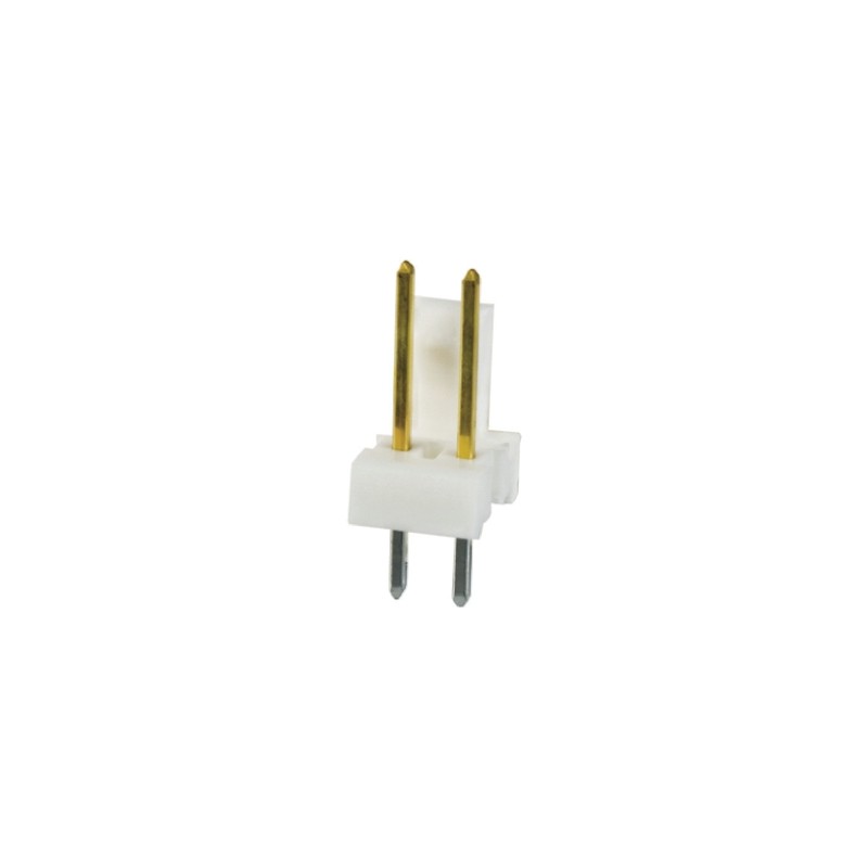 10 pcs - 3-641215-2 TE Connectivity MTA-100 Series Straight Through Hole Pin Header, 2 Contact(s), 2.54mm Pitch, 1 Row(s), Unshr
