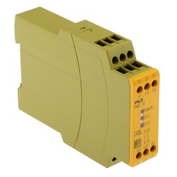 1 pcs - Pilz Dual-Channel Light Beam/Curtain, Safety Switch/Interlock Safety Relay, 24V ac/dc, 2 Safety Contacts