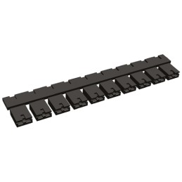 50 pcs - 382811-6 TE Connectivity, AMPMODU Shunt Female Straight Black Open Top 2 Way 1 Row 2.54mm Pitch