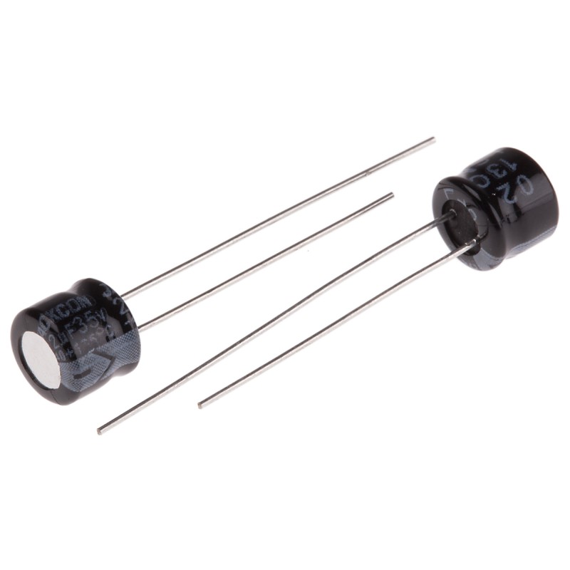 200 pcs - RS PRO 22μF Aluminium Electrolytic Capacitor 35V dc, Radial, Through Hole