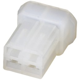 10 pcs - 626057 TE Connectivity, FASTIN-FASTON .110 4 Way Polyamide Crimp Terminal Housing, Natural