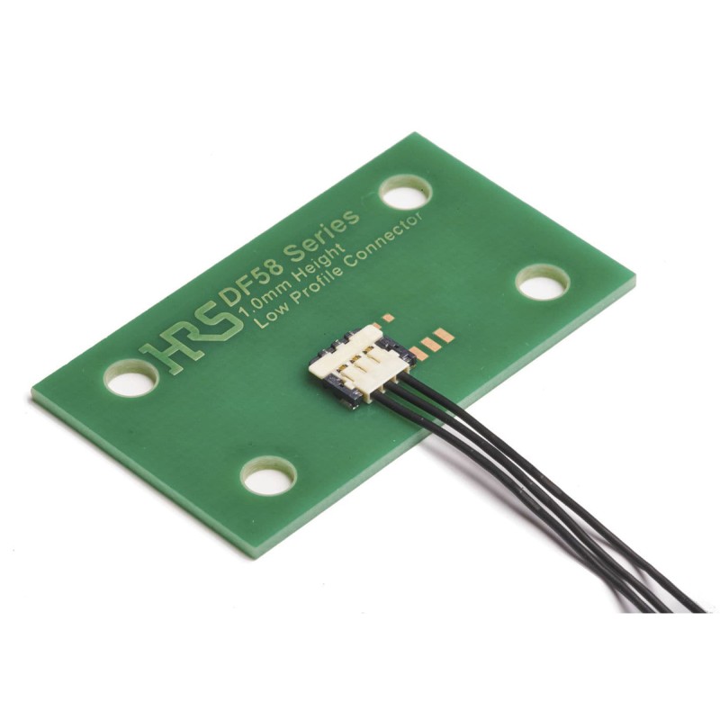 50 pcs - DF58-3S-1.2C Hirose, DF58 Female Connector Housing, 1.2mm Pitch, 3 Way, 1 Row